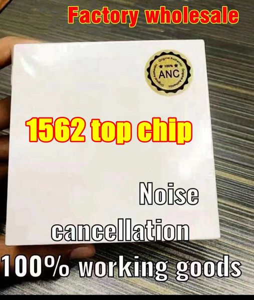 wholesale air earbuds Top Quality PRO True noise reduction function Bluetooths Earphones ANC GPS rename EarBuds Wireless charging headphones