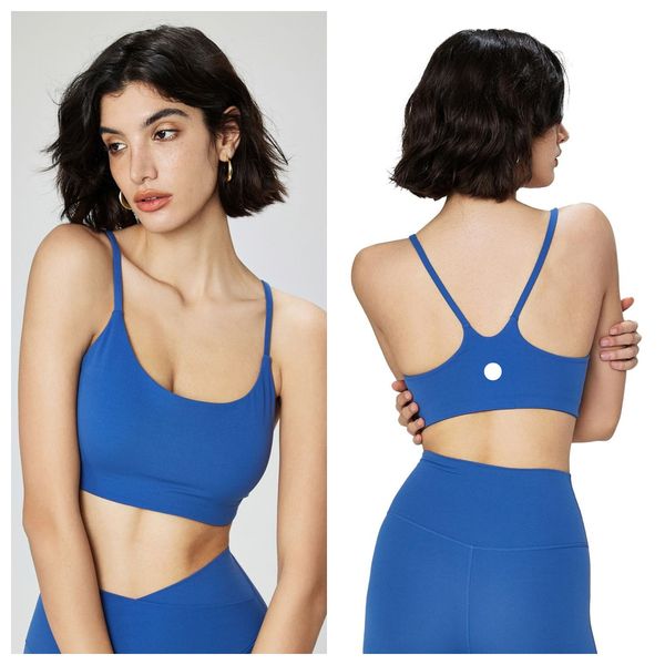 LUwomen-L2495 Shockproof Cross Straps Bra Running Gym Sport Tank Top Up Workout Fitness Bra Women Crop Tops Brassiere Lingerie Sports Bra