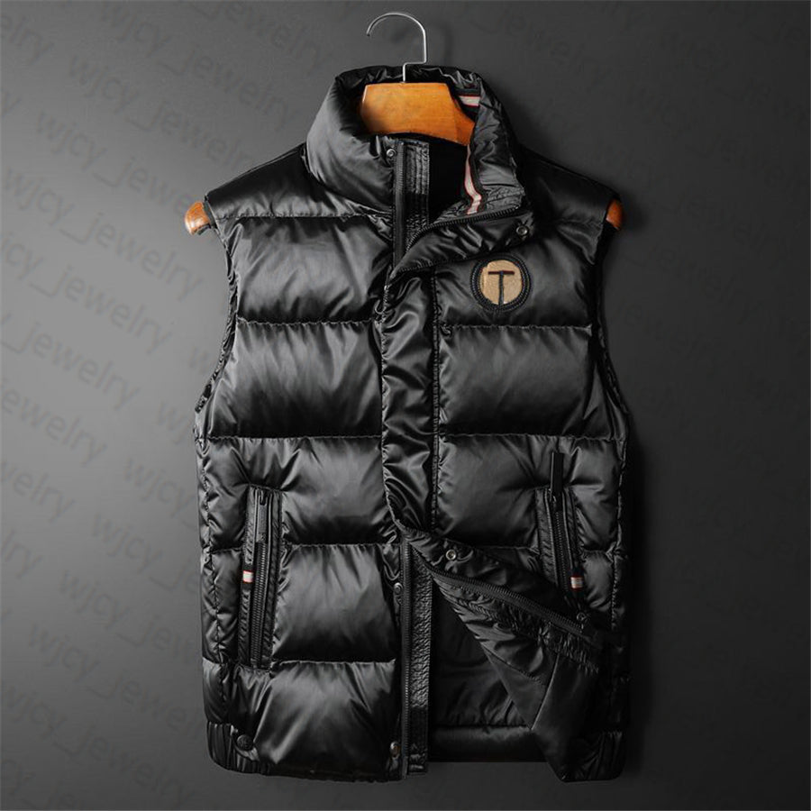 Casual Men&#039;s Vests Coat Designer Short Jackets Corset WomanThick Outfit Windbreaker Pocket Outerwear Warm Vest