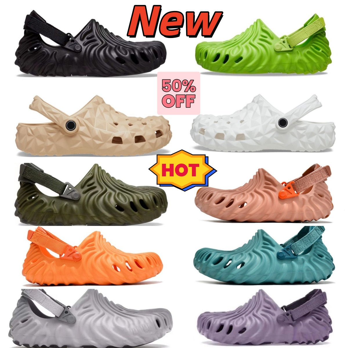 crocssandals classic women men slipper pollex designer sandal Fingerprint slides slippers crock clogs sliders Sandale clog beach outdoor shoes Free