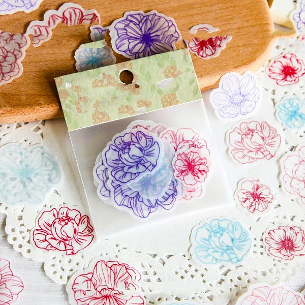 24 Stück Retro-Scrapbookpapier.