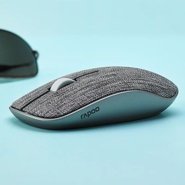 Rapoo PLUS Multimode Wireless Mouse Bluetooth 3040 RT 24G EasySwitch Connects to Laptop Tablet SmartPhone Silent Mice 240309