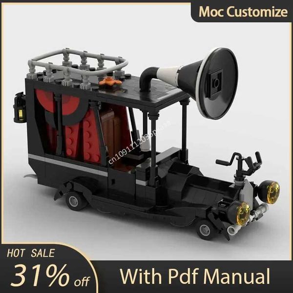 451pcs MOC The Nightmareal Before - Mayors Car Model Building Blocks Set Bricks Toys Children Christmas Halloween Birthday Gift Z250211