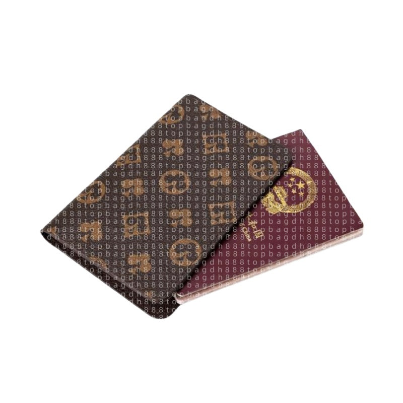 Card Holders luxury designer brand women wallets leather passport cover brand credt card holder men business passport holder wallet carteira masculi