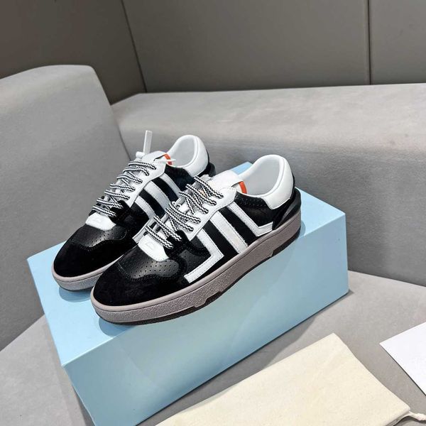 Dress Shoes men designer low CLAY Casual Shoes sneaker bumper leather flat sneakers sports stitching classic German army training shoes size