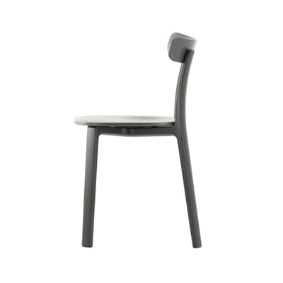 Vitra - Chaise All Plastic Chair - Gris - Polypropylène teinté - Designer Jasper Morrison