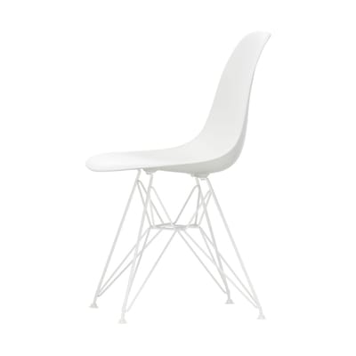 Vitra - Chaise Eames Plastic Side Chair - Blanc - Acier laqué époxy - Designer Charles & Ray Eames