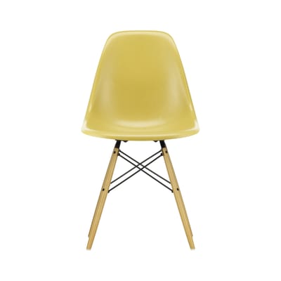 Vitra - Chaise Eames Fiberglass Side Chair - Jaune - Polyester renforcé de fibre de verre - Designer Charles & Ray Eames