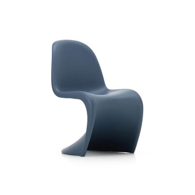 Vitra - Chaise enfant Panton Chair - Bleu - Polypropylène teinté - Designer Verner Panton