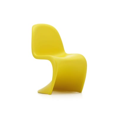 Vitra - Chaise enfant Panton Chair - Jaune - Polypropylène teinté - Designer Verner Panton