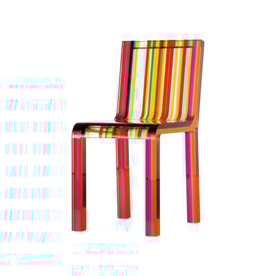 Cappellini - Chaise Rainbow chair - Multicolore - Méthacrylate - Designer Patrick Norguet