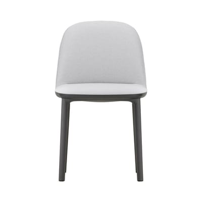 Vitra - Chaise rembourrée Softshell Chair - Gris - Polyamide renforcé de fibre de verre - Designer Ronan & Erwan Bouroullec