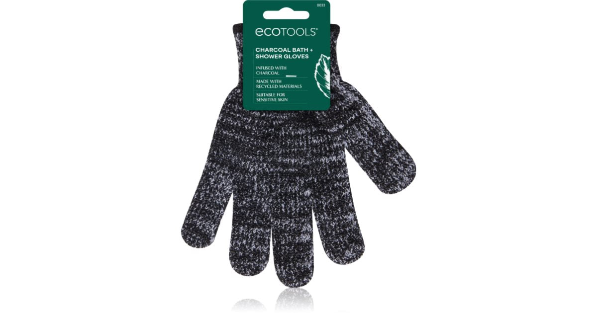 EcoTools Peelinghandschuh mit Aktivkohlebad, 2er-Pack