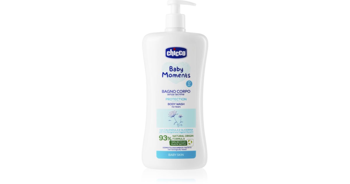 Chicco Babyøyeblikk Protection kroppssjampo for babyer 0 m+ 750 ml
