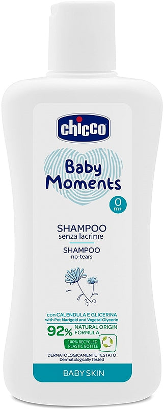 Chicco Baby Moments champú infantil para el cabello 200 ml