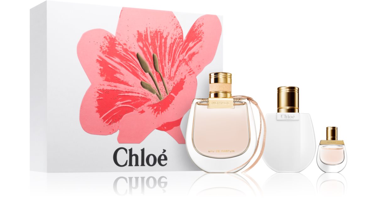 Chloé Nomade EDP Set 75 ml, Nomade EDP 5 ml mini + nomad 100 ml body lotion - 75 ml