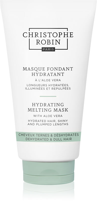 Christophe Robin Hydratační rituál hydratační rozpouštějící maska s aloe vera pro tmavé a dehydratované vlasy 75ml