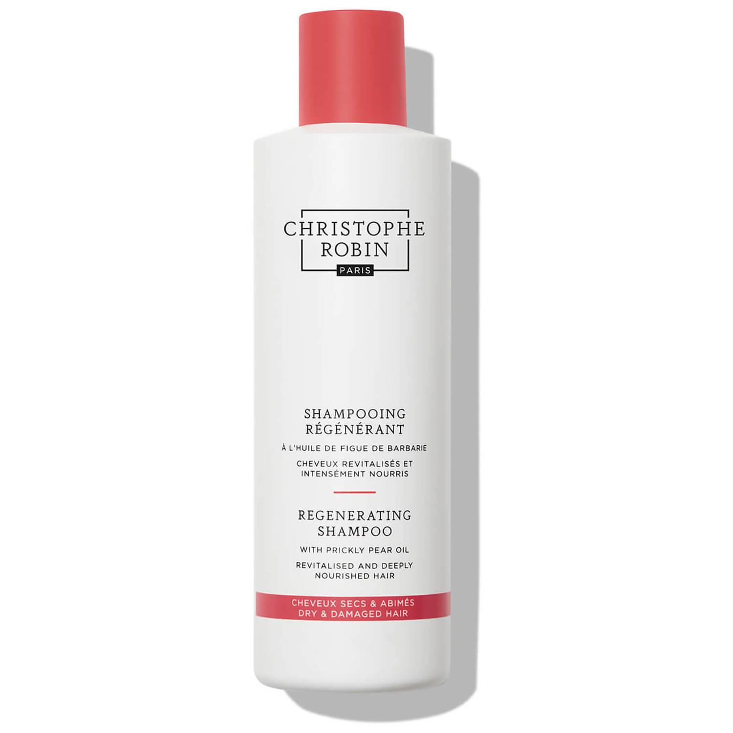 Christophe Robin, Regenerierendes Haarshampoo mit Kaktusfeigenöl, 250 ml