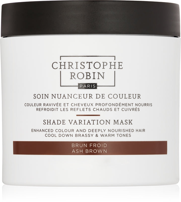 Christophe Robin Shade Variation nærende kremmaske for askebrunt hår 250 ml