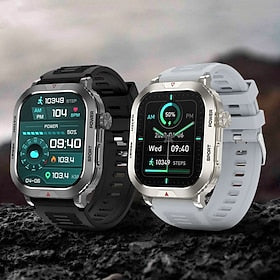 zw66 smartwatch 2,01 tommer smartwatch fitness løbeur bluetooth skridttæller opkaldspåmindelse aktivitet tracker kompatibel med Android ios kvinder mænd vandtæ