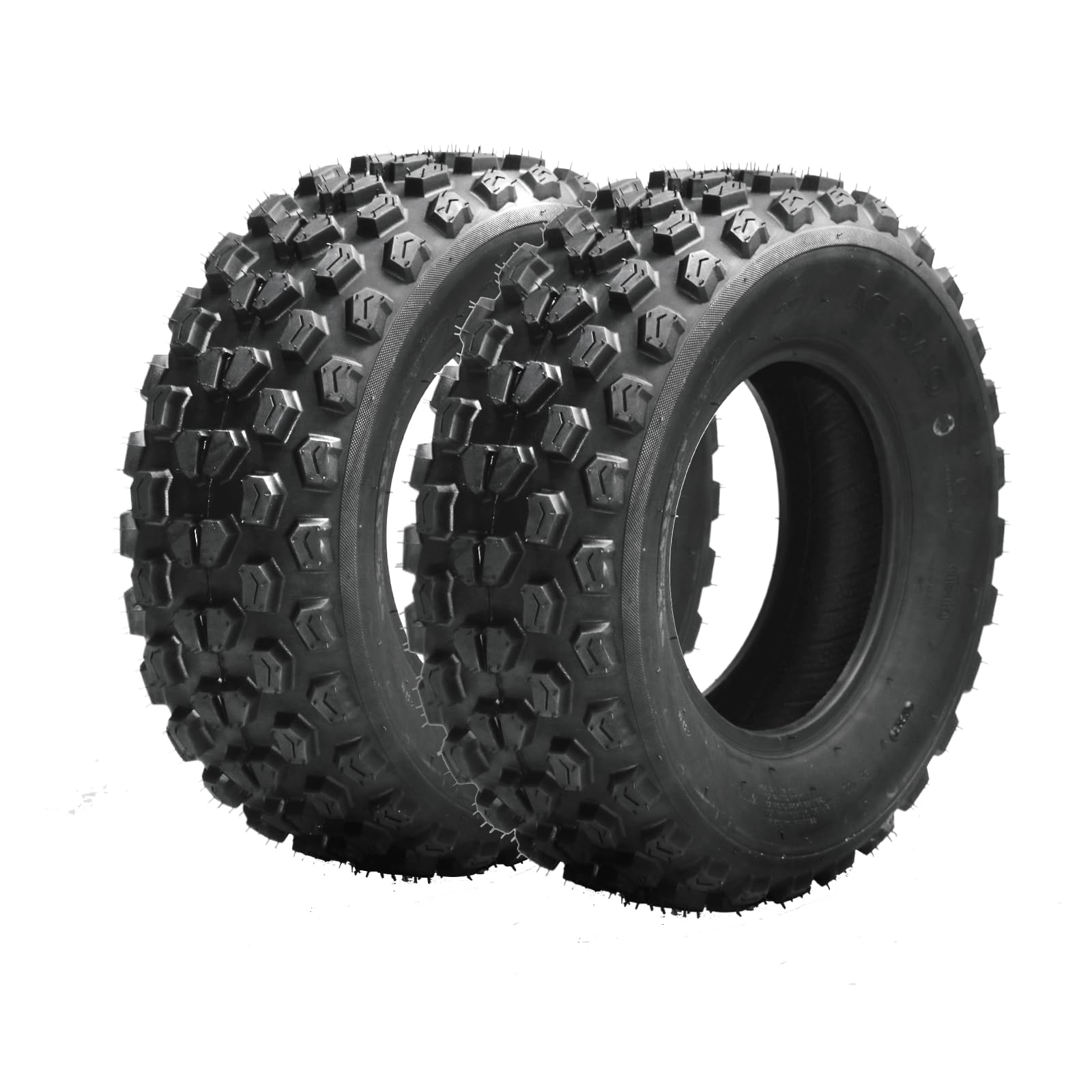 Garvee Set of 2 Mini Bike Tires 21x7-10 Tubeless 4 PR Durable All Terrain ATV UTV Go-Kart Off-Road