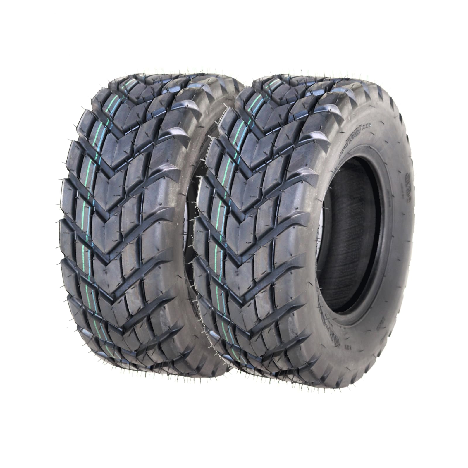 Garvee Set of 2 22x7-10 Mini Bike Tires All Terrain ATV UTV Tubeless 4 PR Durable Sport Tires Off-Road Go-Kart