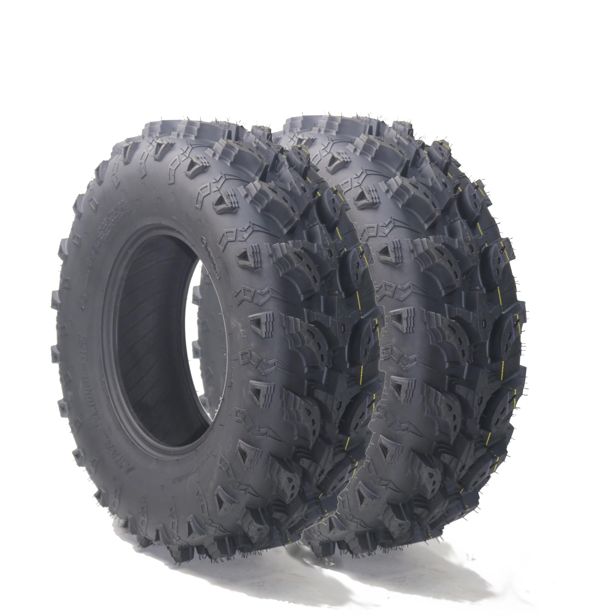 Garvee Set of 2 AT26x9-12 ATV UTV Off-Road Tires 26x9-12 6-Ply Durable Tubeless All-Terrain Wide Footprint for Trail Riding