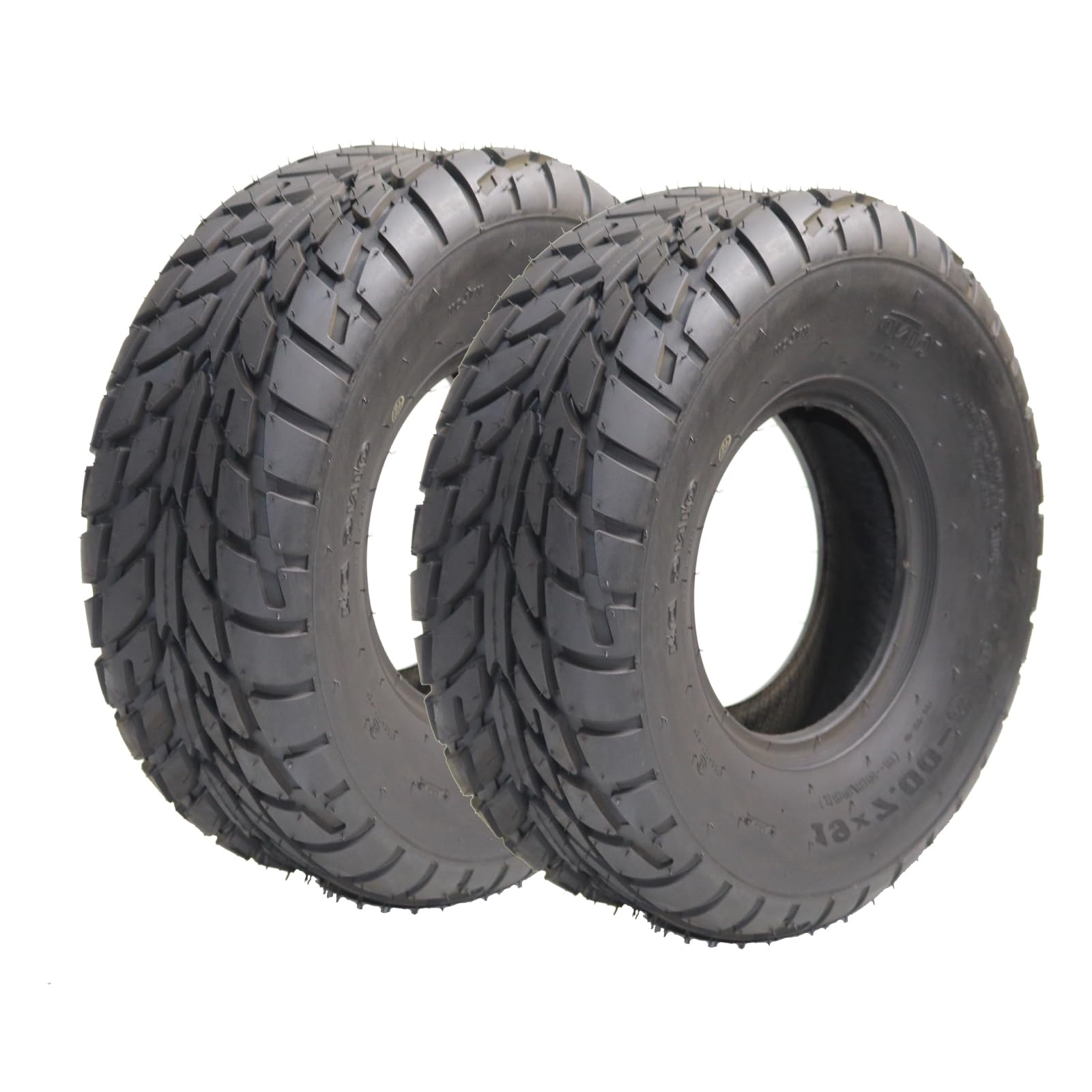 Garvee 2 Pack 23x7-10 ATV Tires All-Terrain 4 Ply Durable Rubber Tubeless Off-Road Sand Mud Trail ATV UTV Tires
