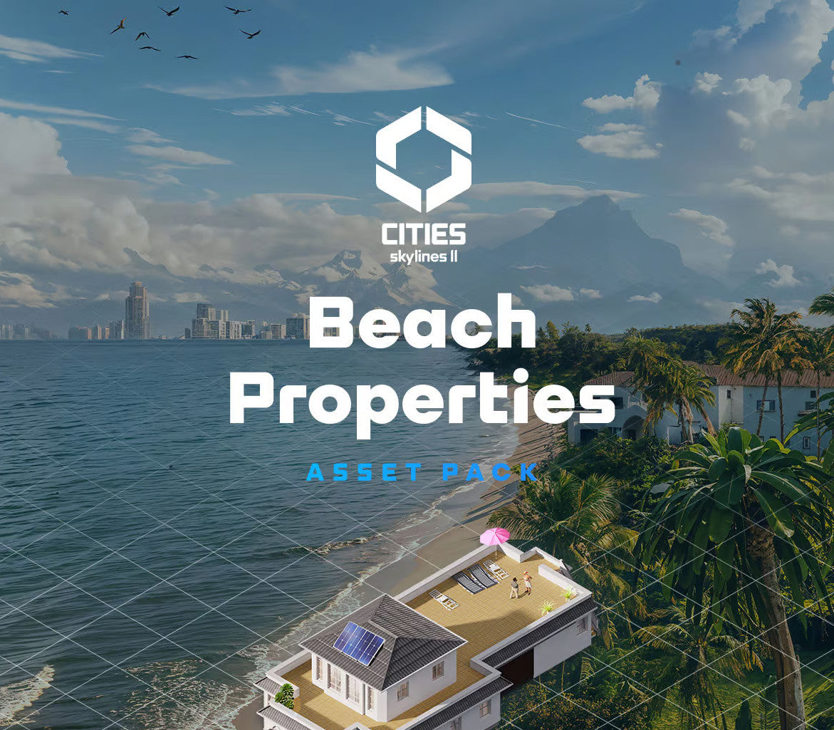 Cities: Skylines II - Beach Properties DLC PC Steam CD Key