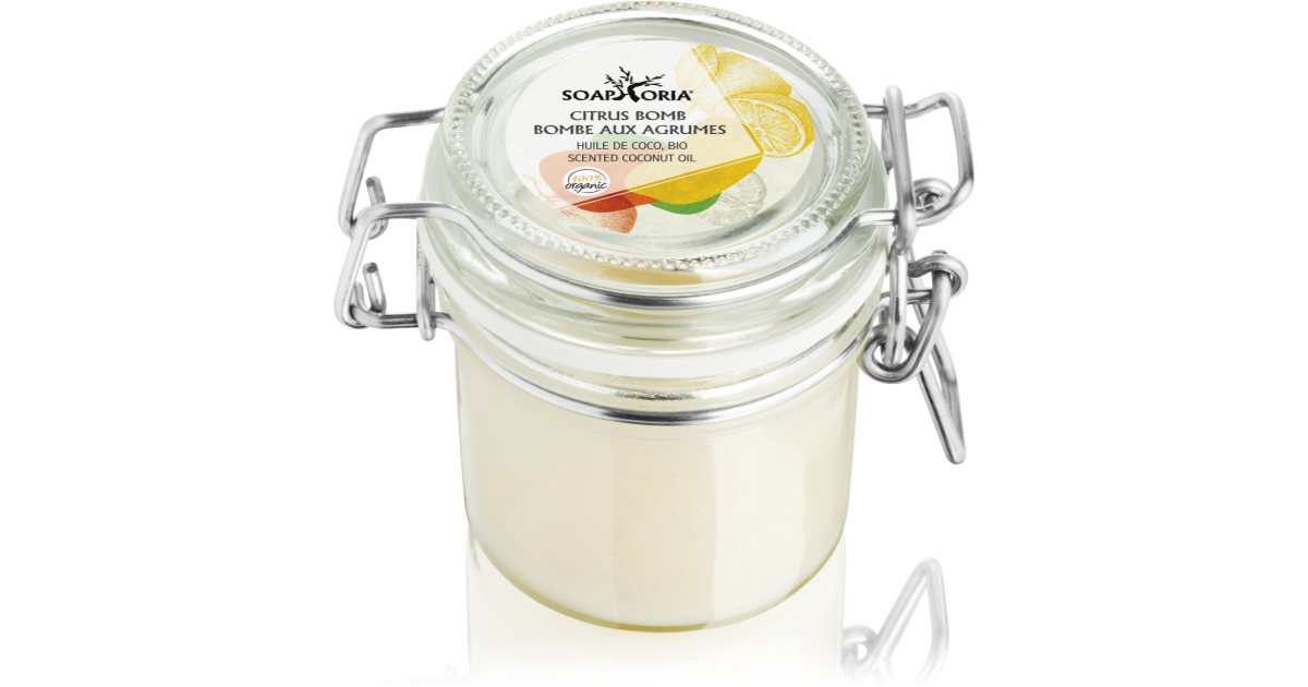 Soaphoria Citrus Bomb Organiczny Olejek Kokosowy do Twarzy i Ciała 125ml