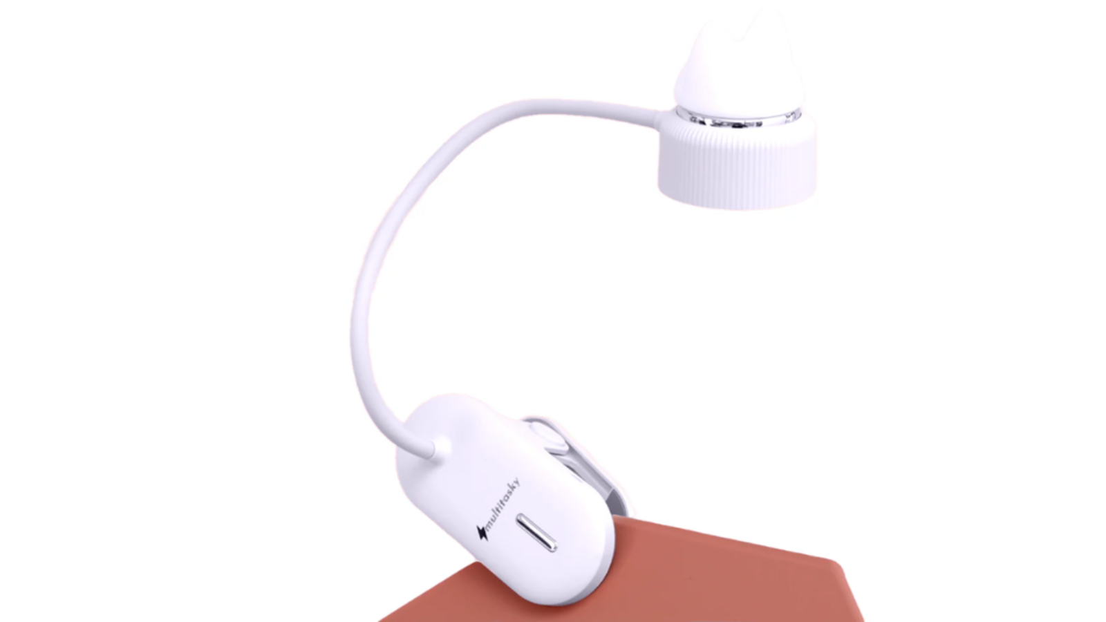 Multitasky Clampy Bendy Lamp Cream White