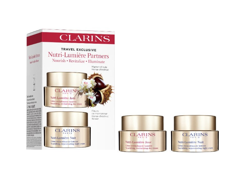 Clarins Nutri-Lumiére Partners hudvårdsset