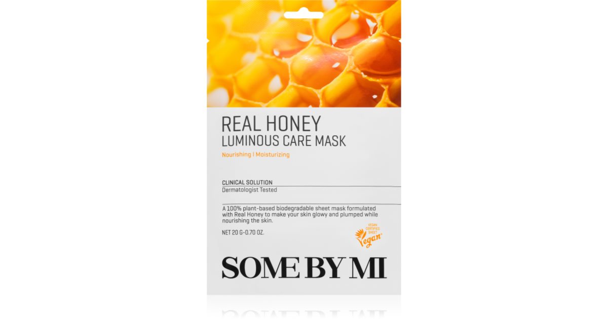 Some By Mi Clinical Solution Honey Luminous Illuminating Face Mask i stof 20g