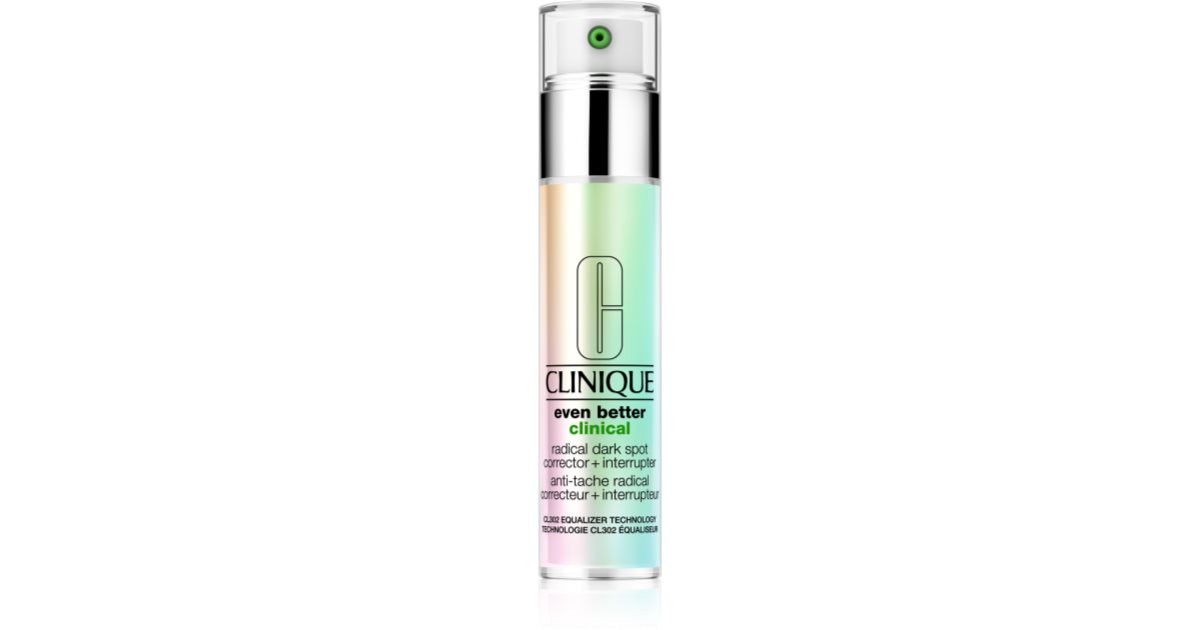 Clinique Even Better Clinical™ Radical Corector de pete întunecate + Serum iluminator împotriva petelor pielii 50 ml
