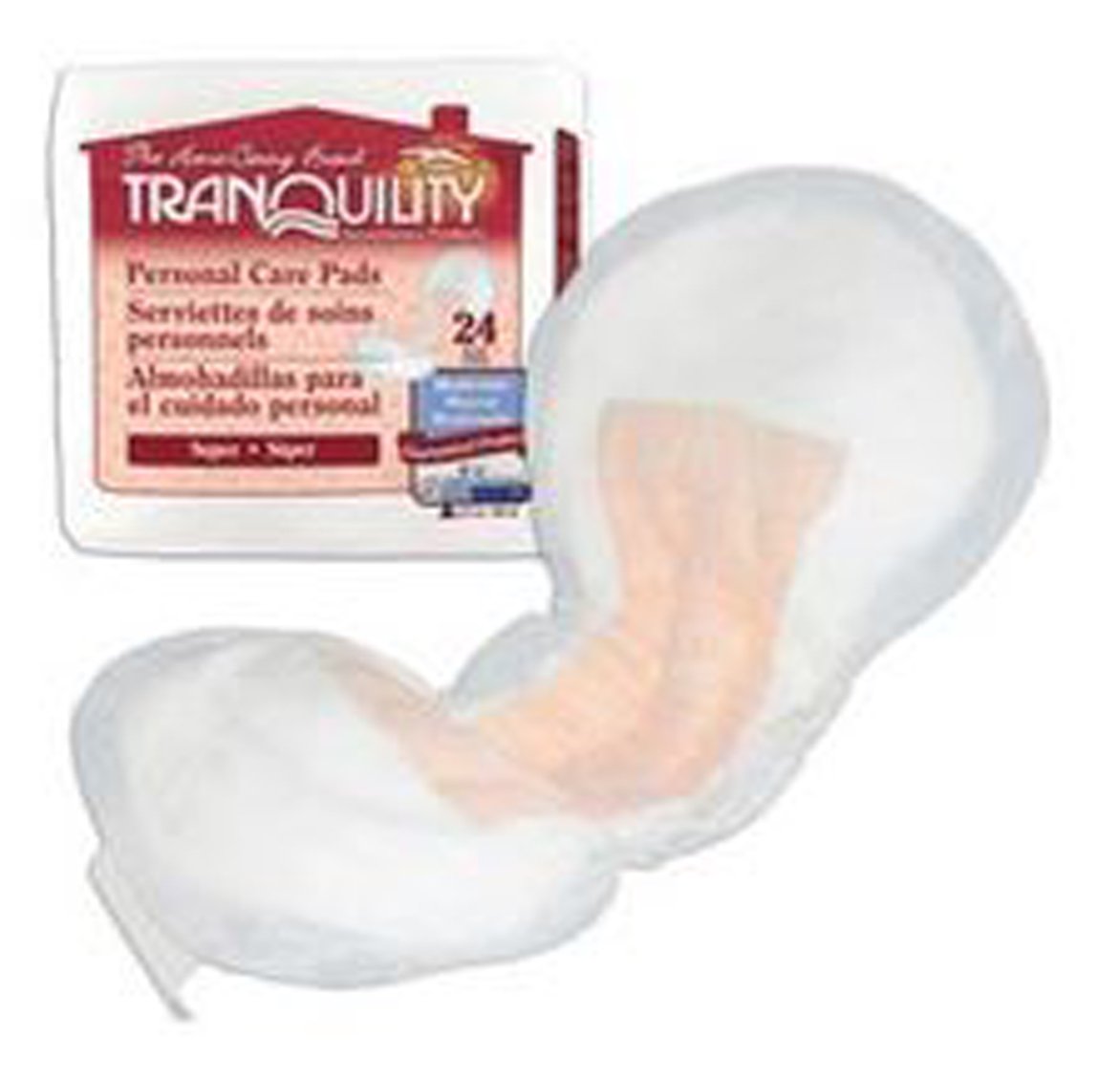 Tranquility Bladder Control Pad, Super, 10.5" x 5.5", 96 Each - Case