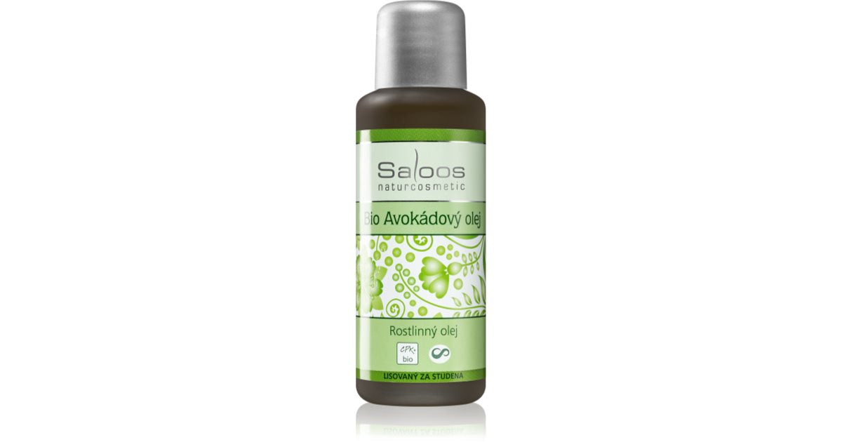 Saloos Cold Pressed Oils Organic Avocado organic avocado oil 50 ml