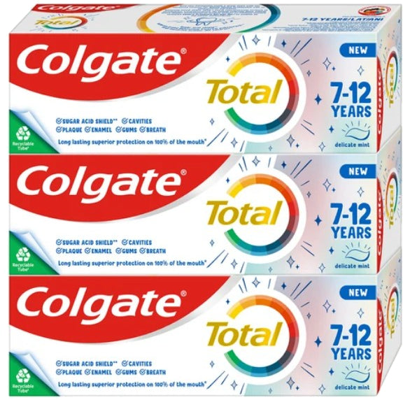 Colgate Total Junior Trio Kinderzahnpasta 3 x 50 ml