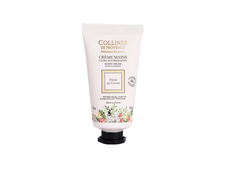 Colline di Provenza Crema Mani Ultra Nutriente Fiore di Cotone 30ml