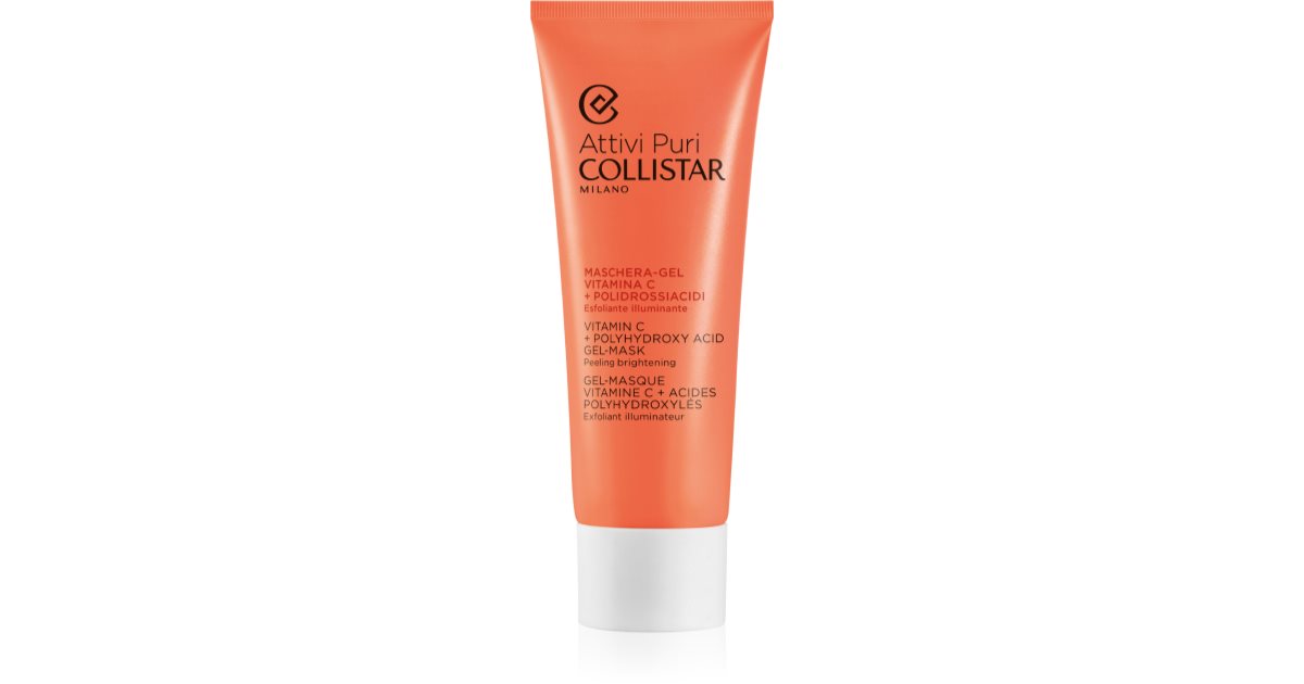 Collistar PURE ACTIVES GEL MASK VITAMIN C + POLYHYDROXY ACIDS - ILLUMINATING EXFOLIATING 75 ML
