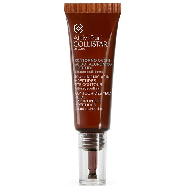 Collistar Eye Gel Cream Pure Actives Hyaluronic Acid + Peptides (Eye Contour) 15 ml