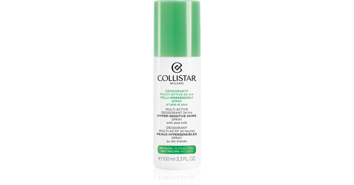 Collistar Multiaktiv deodorant för hyperkänslig hud 24 timmar - 100ml