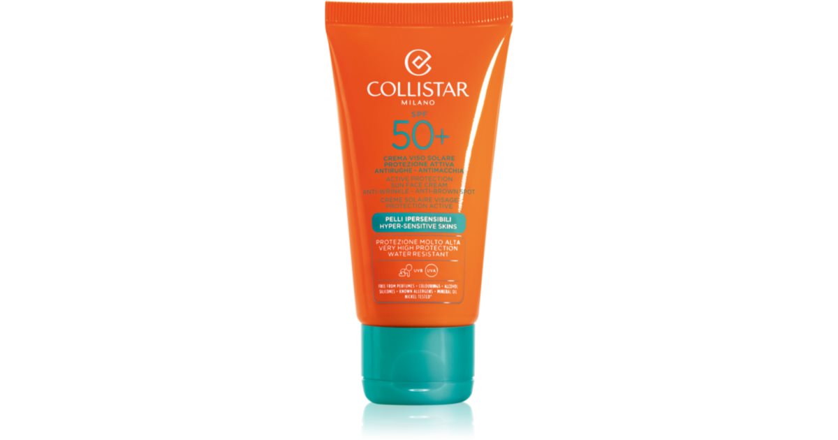 Collistar Active Sun Protection Face Spf50 50ml