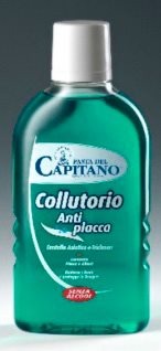 Pasta Del Capitano Płyn do płukania jamy ustnej Anti-Plaque Green bez alkoholu 400 ml