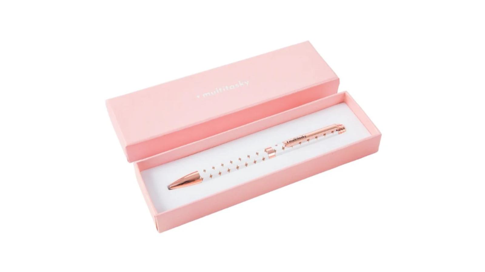 Multitasky Conquer My Day Ink Pen Cream White