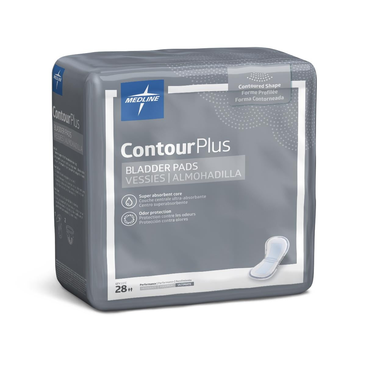 Contour Plus Bladder Control Pads, Ultimate