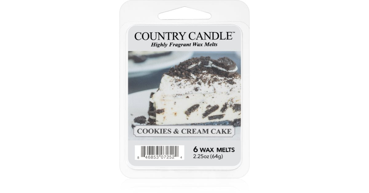 Country Candle Cookies & Cream Cake Lamp Vax aromatica 64 g