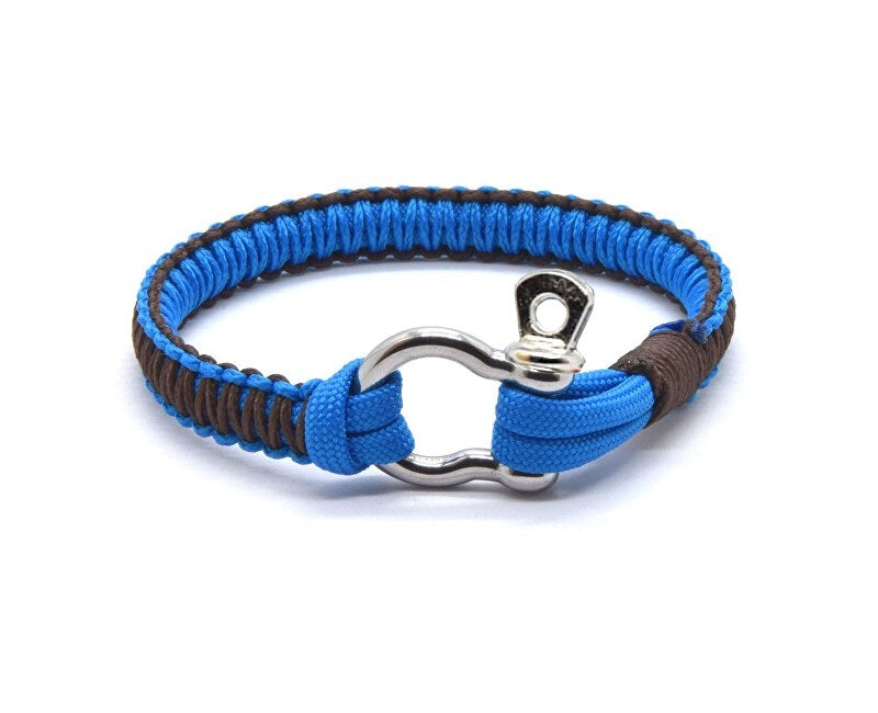 Cordell Omega Slim Blue Paracord Bracelet