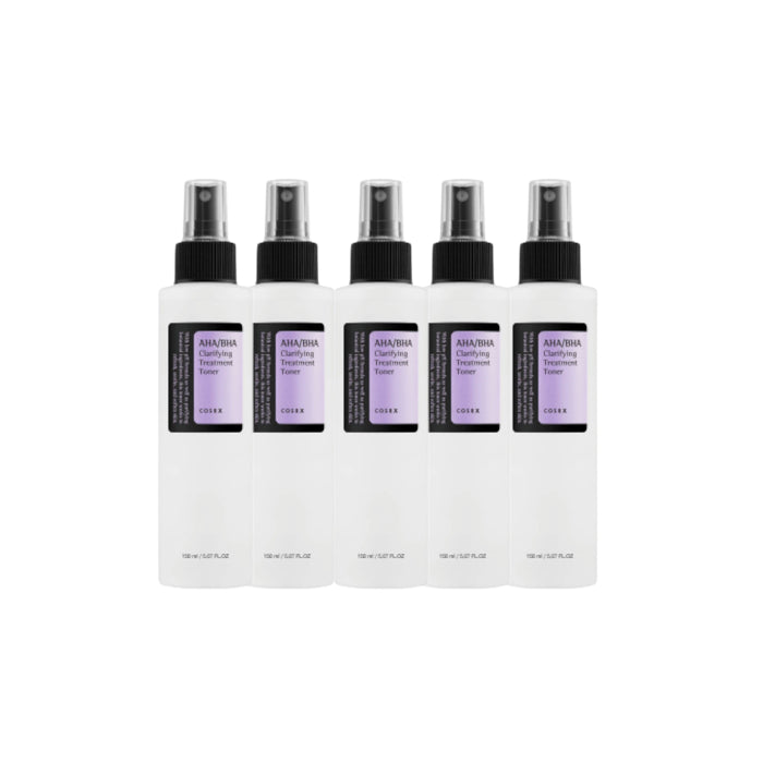 COSRX AHA-BHA Clarifying Treatment Toner 150ml (5ea) Set