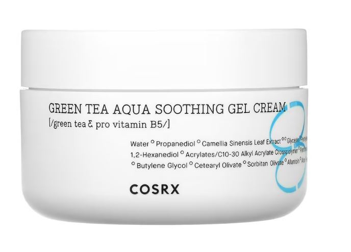Cosrx Hydrium Grønn te Aqua Beroligende Gelkrem 50 g