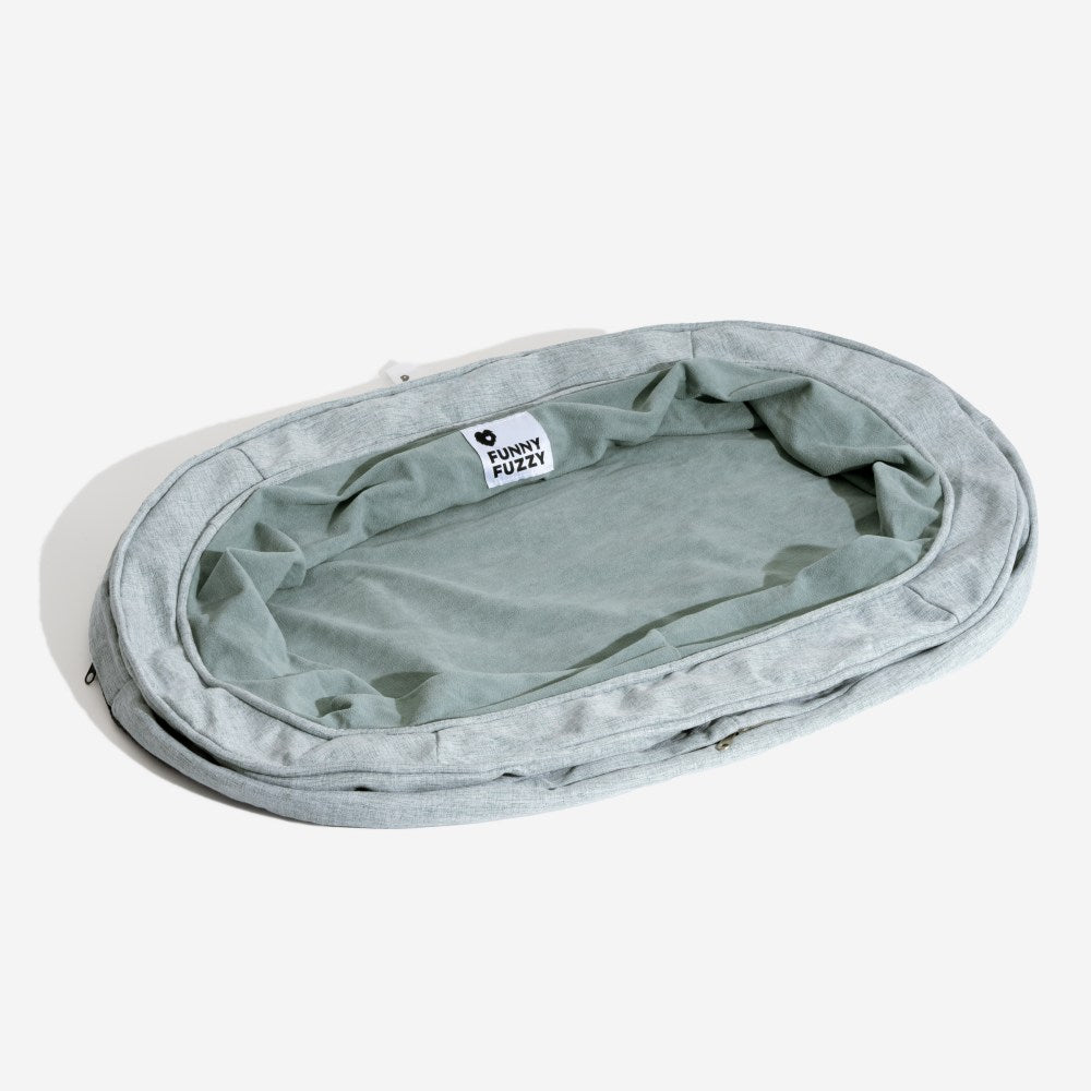 Bed Cover - Donut Dog Bed, Lake Green-Cover - L